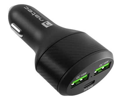 Ładowarka i akumulator NATEC Coney 2x USB 1x USB-C QC 84W NUC-1981
